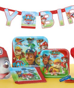 American Greetings Nickelodeon, Paw Patrol Scene Setter Wall Decorations for unisex-children, 5-Count 17 91S4CG18nOL