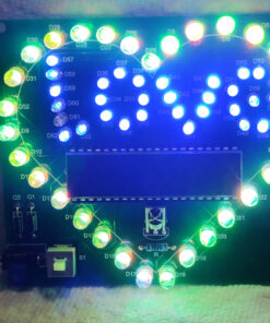 IS DIY Electronics Projects Soldering Practice, Heart Love LED Lights Kit, Remote Control RC Circuit Assemble DIY Soldering Kit No Case 52 91S4JmlkLWL