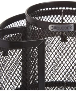 Rolodex Mesh Collection Spinning Desk Sorter, Black 22 91S6Dk04byL 1