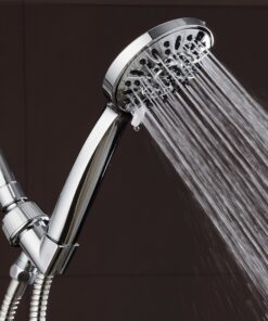 AquaDance 3316 High Pressure 6-Setting 4" Chrome Face Hand Held Head with Hose for The Ultimate Shower Experience Officially Independently Tested to Meet Strict US Quality & Performance Standards 34 91S6NOPwLCL