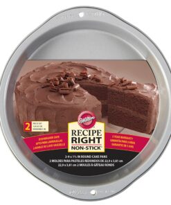 Alternative view of Wilton Recipe Right Non-Stick 9-Inch Round Cake Pans Set, 2-Piece, Steel