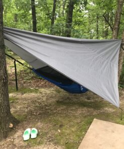 Oak Creek Lost Valley Camping Hammock. Bundle Includes Mosquito Net, Rain Fly, Tree Straps, Compression Sack. Weighs Four Pounds, Perfect for Camping. Lightweight Nylon Single Hammock. 39 91SCaZ8YTiL