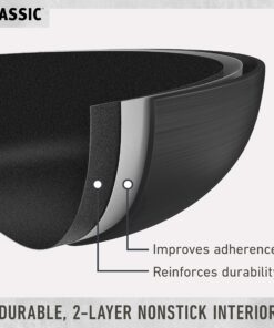 Calphalon 10-Piece Pots and Pans Set, Nonstick Kitchen Cookware with Stay-Cool Stainless Steel Handles and Pour Spouts, Grey 29 91SDH2BrcyL