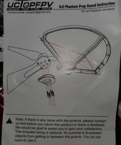 SummitLink Snap On/Off Prop Guards 2X Red 2X White for DJI Phantom 1 2 3 Quick Connect Tool Free Also Fit on Phantom 3 Standard 31 91SDVDFlX5L