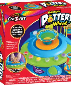 Cra-Z-Art Children’s Motorized Pottery Wheel Activity Set 13 91STERFNfVL