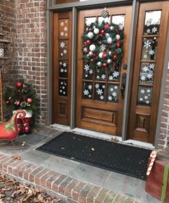 350PCS Christmas Decorations Snowflakes Window Clings Vintage Xmas Winter Decals Santa Clause Gnome Elf Snowman Reindeer Party Cling Decor 45 91SVgfH7iHL