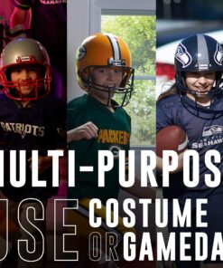 Franklin Sports NFL Youth Football Uniform Set for Boys & Girls - Includes Helmet, Jersey & Pants with Chinstrap + Numbers Green Bay Packers Medium 13 91SaLolh7UL