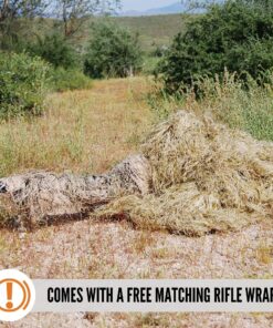 Arcturus Ghost Ghillie Suit & Ponchos for Men | Dense, Double-Stitched Design | Superior Camo Hunting Clothes for Men, Hunters, Military, Sniper Airsoft and Paintball Extra Large Dry Grass 12 91Sb1zAR4aL 1