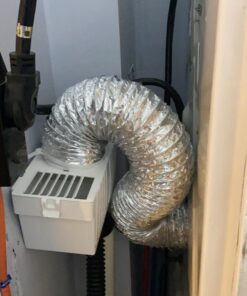 Deflecto Dryer Lint Trap Kit, Indoor Venting with Supurr-Flex Flexible Metallic Duct, Includes Clamps (LTF) 40 91SbPKlugyL