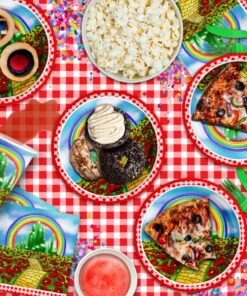 Alternative view of The Wonderful Wizard of Oz Birthday Party Supplies Set Plates Napkins Cups Tableware Kit for 16
