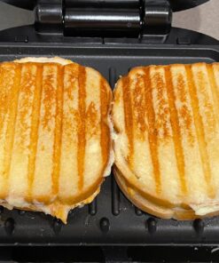 George Foreman 4-Serving Removable Plate Electric Grill and Panini Press, George Tough Non-Stick Coating, Drip Tray Catches Grease, Black 36 91SciY5bYtL