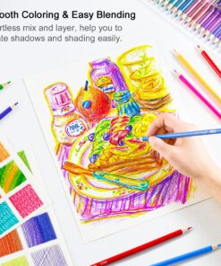 Shuttle Art 136 Coloured Pencils , Soft Core Colouring Pencils Set for Adult Colouring Books, Doodling, Sketching, Drawing, Art Supplies 136 colour 33 91SfL3J67SL