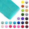 Craft And Party, Fabric Tulle 54" by 40 Yards (120 ft) Aqua Fabric Tulle Bolt for DIY Tutu Skirt, Wedding and Decoration (Aqua) 54" x 40 yards 7 91SmvxFIi1L