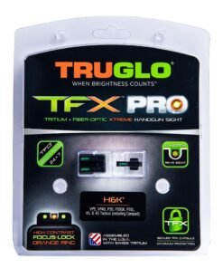 TRUGLO TFX PRO Handgun Sight | Compact Snag-Free Durable Shock-Resistant Glowing Tritium & Fiber-Optic Xtreme Night Sight for Handguns HK P30 Set 13 91Sn3OMZJqL