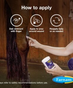 Farnam SWAT CLEAR Horse Fly Control for Horses, Ponies and Dogs, 7 ounce jar 26 91SqWfQGQL