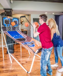 Triumph Sports Big Shot II Double Shootout Basketball Game - LED Scorer - 8 Game Modes - 4 Basketballs , 80.5”L X 47.5”W X 81”H 35 91SuVCZIJtL