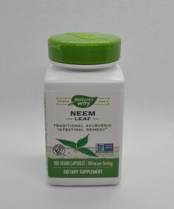 Nature's Way Herbal Neem Leaf, Traditional Ayurvedic Intestinal Remedy*, 100 Vegan Capsules 56 91SzmcVcEjL