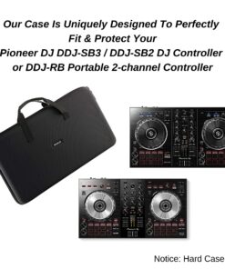 caseling Hard CASE fits: Pioneer DJ DDJ-FLX4 / DDJ-400 / DDJ-SB2 / DDJ-200 / DDJ-SB3 / DDJ-RB (Not for DDJ-SR2) 28 91T UlaB0L