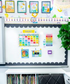 Carson Dellosa 42-Piece Colorful -20-120 Number Line Bulletin Board Set, Rainbow -20-120 Number Line for Classroom Wall with Bulletin Board Cutouts, Rainbow Classroom Decor Numbers -20–120 11 91T xPNAuL