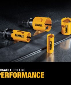 DEWALT Hole Saw Kit, Standard Electrician's Set, Bi-Metal (D180002) , Yellow 13 91TBopOYGNL