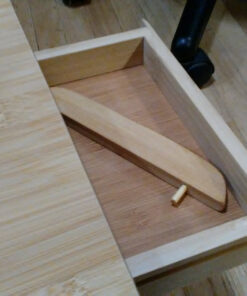 Laptop Desk Nnewvante Table Adjustable Bamboo Foldable Breakfast Serving Bed Tray w' Tilting Top Drawer 21.6" 68 91TIG8V8scL