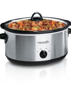 Alternative view of Crock-Pot Large 8 Quart Oval Manual Slow Cooker, Stainless Steel (SCV800-S) 8 QT