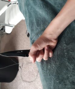 Master USA MU-1119GC Tactical Neck Knife, Black Blade, Cord-Wrapped Steel Handle, 6.75-Inch Overall, Grey Camo 53 91TK6VBwWuL