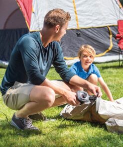 INTEX 66633E QuickFill 12 Volt DC Electric Pump: Inflates and Deflates Air Mattresses, Kayaks, Boats – Includes 3 Interrconnecting Nozzles – Sleek and Compact Design – 650 L/Min Air Flow – Outdoor Use 17 91TKA7dWGtL