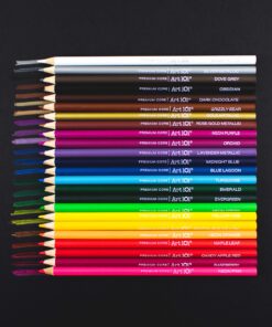 Art 101 Doodle and Color 142 Pc Art Set in a Wood Carrying Case, Includes 24 Premium Colored Pencils, A variety of coloring and painting mediums: crayons, oil pastels, watercolors; Portable Art Studio Multicolor 27 91TKAC7FxvL