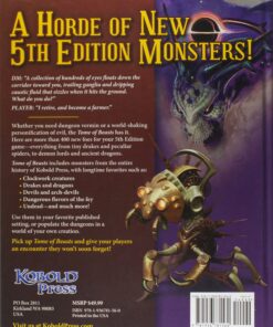 Alternative view of Kobold Press Tome of Beasts (5E) Hardcover