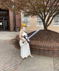 MapofBeauty 40" 100cm Anime Costume Long Straight Cosplay Wig Party Wig (Blonde) Blonde 44 91TLoqXULNL