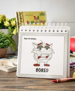 Alternative view of The Original Mood Flipbook for Kids; 20 Different Moods/Emotions; Autism; ADHD; Help Kids Identify Feelings and Make Positive Choices; Laminated Pages (Monster Flipbook) MONSTER (Large - 6.75 x 6.75")