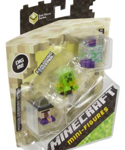 Minecraft Mini Figure (3 Pack) - Potion Witch, Exploding Creeper, Endermites 17 91TYmsUBxeL