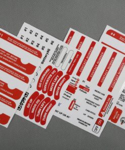 SummitLink Sticker Set ID Marking Decal for DJI Phantom 3 Standard Multifunction Red 11 91TdfmQw6QL