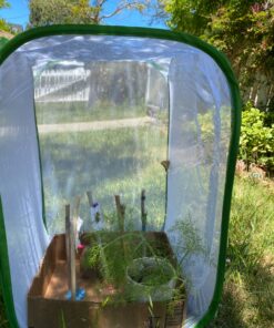 RESTCLOUD Insect and Butterfly Habitat Cage Terrarium Pop-up 24 Inches Tall with 10Pcs 10ML Floral Tubes 54 91Tl96cxaVL