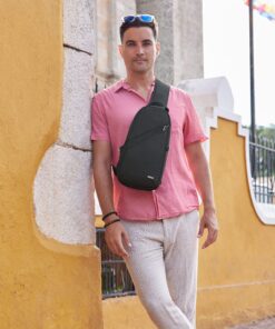 Travelon AT Classic Sling Bag, Black, One Size 13 91TpWtHScxL