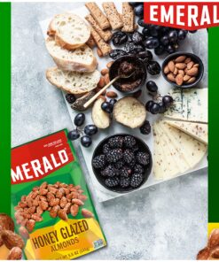 Emerald Nuts, Honey Glazed Almonds, 5.5 Oz Resealable Bag 14 91TsAe6NiL
