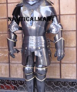 Alternative view of Medieval Knight Jousting Full Suit of Armor LARP Armour Costume