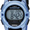 Timex Expedition Digital Chrono Alarm Timer 33mm Watch Blue/Black Stripe 13 91TutKs9CL