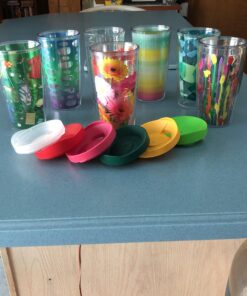 Tervis Gerbera Daisies Made in USA Double Walled Insulated Tumbler Travel Cup Keeps Drinks Cold & Hot, 16oz, Classic Contemporary 23 91TvJ5HNnqL 1