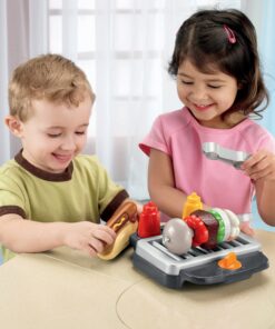 Fisher-Price Servin' Surprises Barbeque Grill Play Food Set 13 91TvnKg1LtL