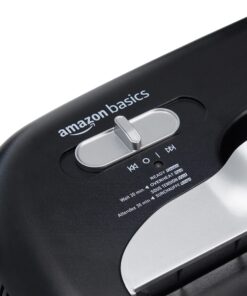 Amazon Basics 8 Sheet Cross Cut Paper and Credit Card Shredder with 4.1 Gallon Bin, Black 23 91Twa6dtsGL