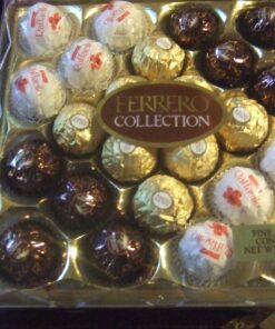 Ferrero Collection, 24 Count, Premium Gourmet Assorted Hazelnut Milk Chocolate, Dark Chocolate And Coconut Chocolates, Luxury Chocolate Holiday Gift Box 24 Count (Pack of 1) 42 91TxVPsp0L