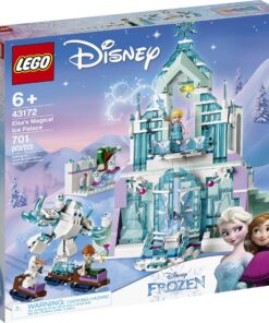 LEGO Disney Frozen Elsa's Magical Ice Palace 43172 Toy Castle Building Kit with Mini Dolls, Castle Playset with Popular Frozen Characters Including Elsa, Olaf, Anna and More (701 Pieces) Standard Packaging 34 91TzDW0oDYL