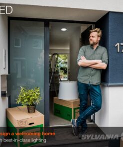 SYLVANIA LED Flood BR30 Light Bulb, 65W=9W, 10 Year, Medium Base, 650 Lumens, Dimmable, 5000K, Daylight - 2 Pack (73956) 65w / Daylight 5000k 2 Count (Pack of 1) 20 91U44rpHD L