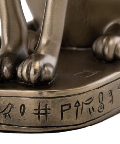 Top Collection Goddess Bastet Statue - Ancient Egyptian Goddess of Protection Sculpture in Premium Cold Cast Bronze - 8-Inch Collectible Fertility Cat Figurine 35 91U5joImoAL