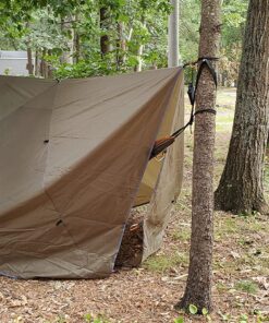 Gold Armour Rainfly Tarp Hammock, Premium 14.7ft/12ft/10ft/8ft Rain Fly Cover, Waterproof Ultralight Camping Shelter Canopy, Survival Equipment Gear Camping Tent Accessories (OD Green 12ft x 10ft) Od Green 12ft X 10ft 69 91U7CCuBp0L