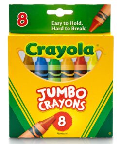 Crayola Jumbo Crayons, 8 Toddler Crayons, Assorted Colors 20 91U84DoYVqL