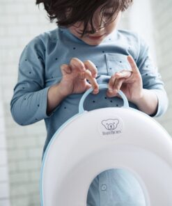 BABYBJORN Toilet Trainer, White/Gray, 1 Count (Pack of 1) White/Grey 26 91UCp41yAL