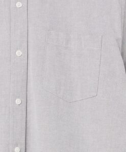 Amazon Essentials Men's Regular-Fit Short-Sleeve Pocket Oxford Shirt XX-Large Grey 11 91UGZbLv7vL